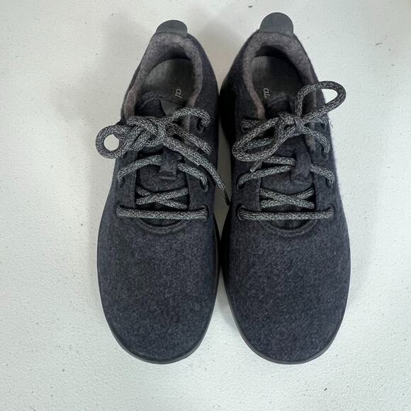 Allbirds Sneakers Shoe Mens 8 Influencer Grey Black Wool Lace Up Lightweight main image 4
